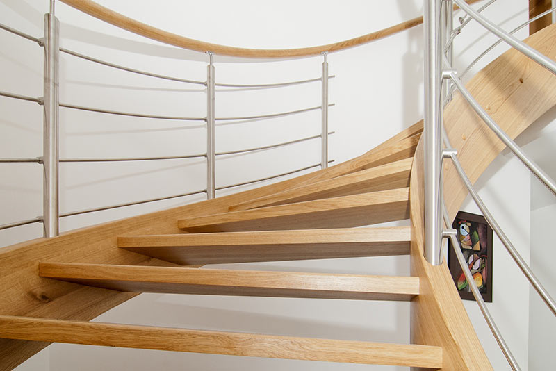 Treppenarten: Spindeltreppen